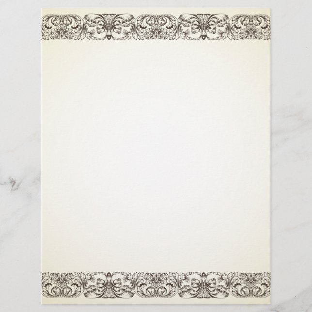 Gammal Vintage Parchment-utseende Papper (Framsida)