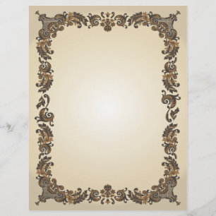 Gammal Vintage Parchment-utseende Papper
