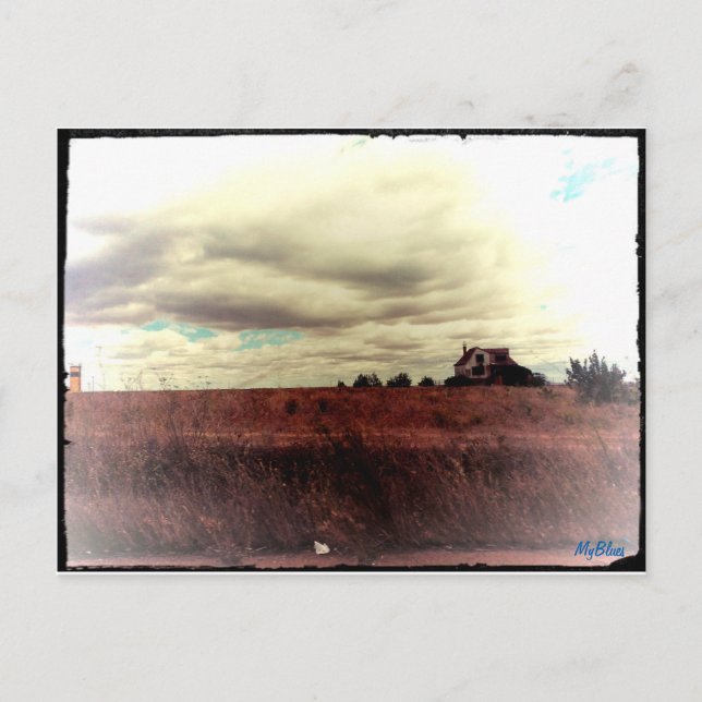 Gammal Vintage Stile Photo Vykort (Framsida)