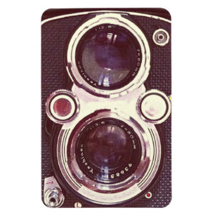 gammal vintagekamera magnet