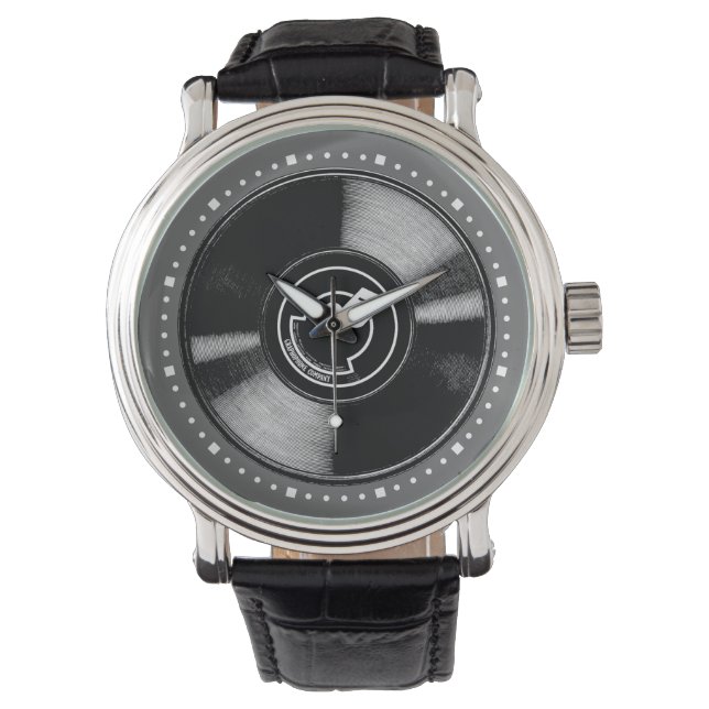 Gammal vinylpost armbandsur (Framsida)