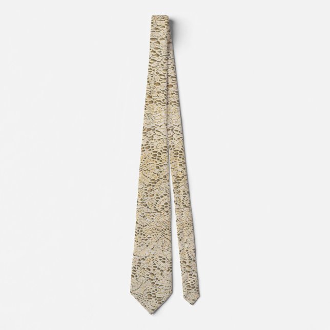 Gammal virkningsnöreblommönster + dina idéer slips (Framsida)