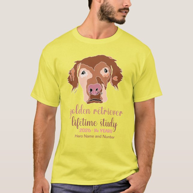 GAMMAL VIT HUND T SHIRT (Framsida)