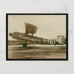 Gammal vykort - Armstrong Whitworth "Argosy"