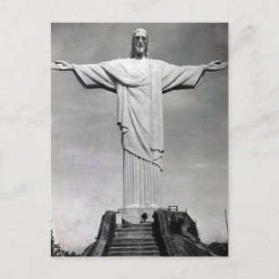 Gammal vykort - Christo Redemptor, Rio de Janeiro