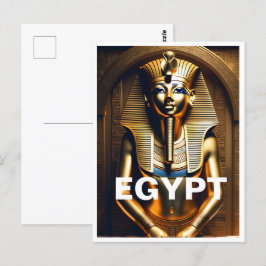 Gammal vykort Egypten