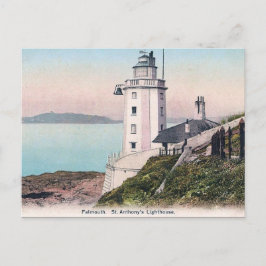 Gammal vykort - Falmouth, Cornwall
