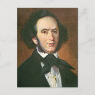 Gammal vykort - Felix Mendelssohn