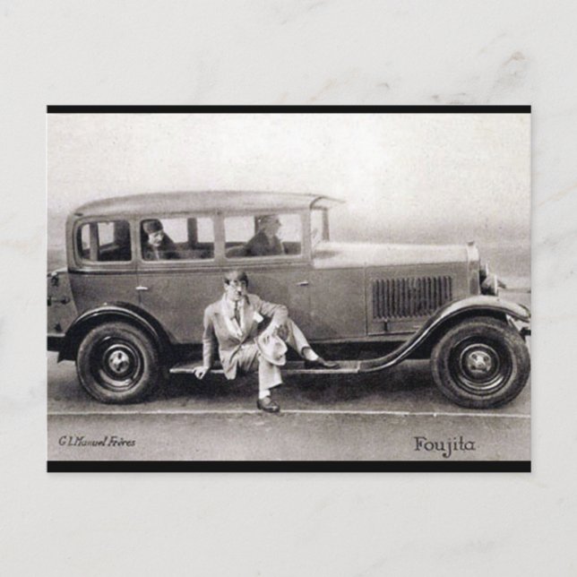 Gammal vykort - Foujita (Framsida)