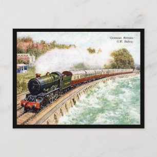 Gammal vykort - GWR Cornish Riviera Express