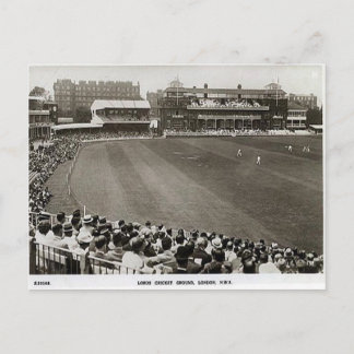Gammal vykort - Lord's Cricket Ground, London