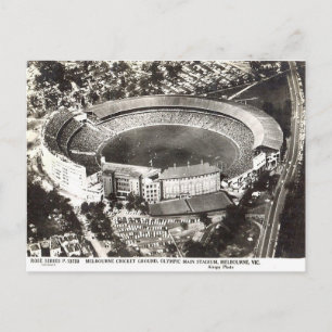 Gammal vykort - Melbourne Cricket Ground