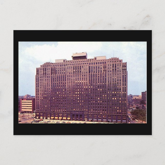 Gammal vykort - Philadelphia, förorts- (Framsida)