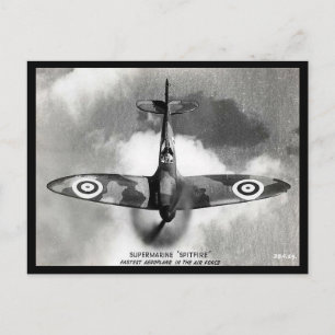 Gammal vykort - Supermarine "Spitfire"