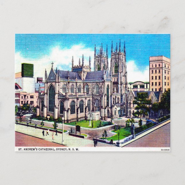 Gammal vykort - Sydney, New South Wales (Framsida)