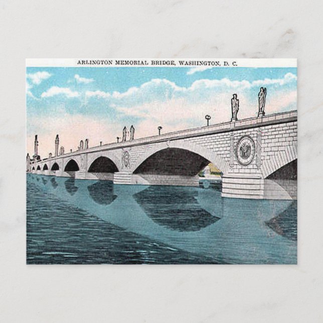 Gammal vykort - Washington, DC, USA (Framsida)