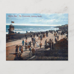 Gammal vykort - Whitley Bay