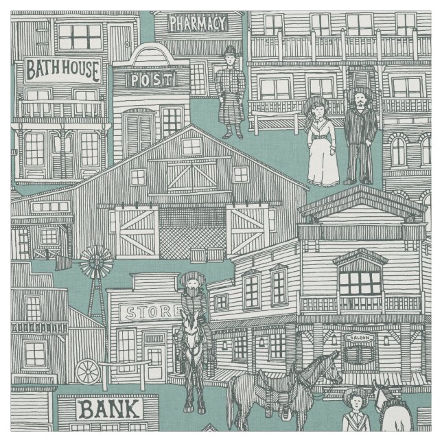 gammal western ökentukos tyg (Provkarta)