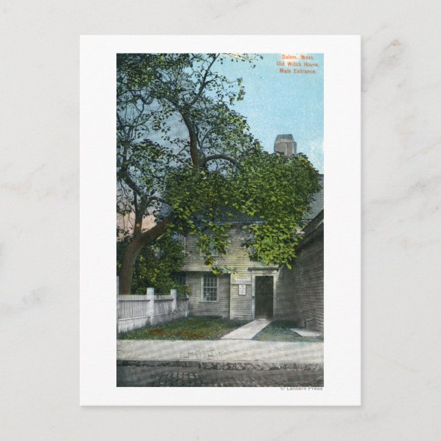 Gammal Witch House, Main Entrance Vykort (Framsida)