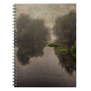 Gammal World Ligcape Fine Art Painting Anteckningsbok Med Spiral