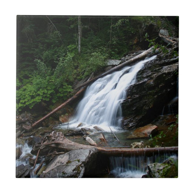 Gammala bergnedgångar för vatten kakelplatta (Framsidan)