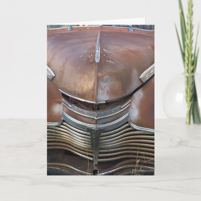 Gammala Chevy - Havre, Montana Kort (Framsida)