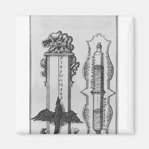 Gammala clepsydras, illustration magnet