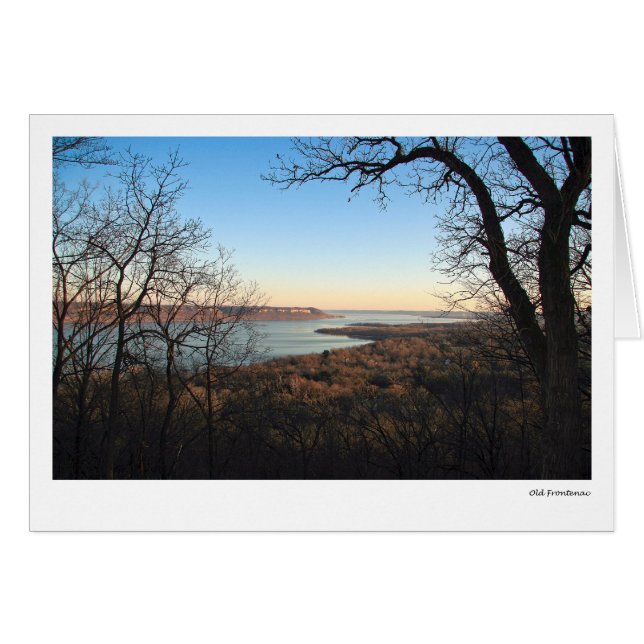 Gammala Frontenac Hälsningskort (Framsidan Horizontal)