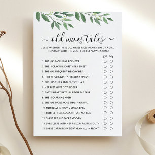 Gammala fruar pratar Spame Baby Shower party Card Inbjudningar