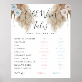 Gammala fruar Tales Pampas Grass Game-tecken Poster