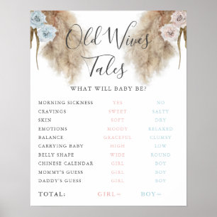 Gammala fruar Tales Pampas Grass Game-tecken Poster