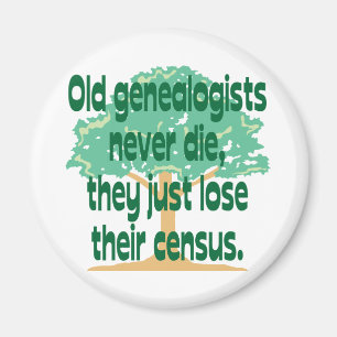 Gammala genealoger dör aldrig magnet