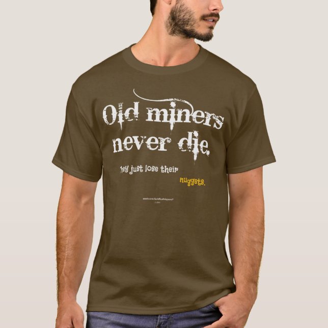 Gammala gruvarbetareklumpar t shirt (Framsida)