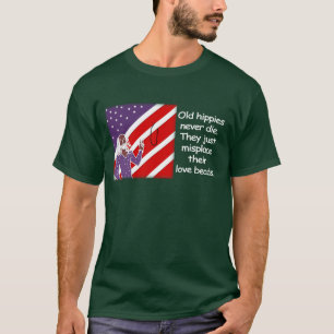 Gammala Hippies dör aldrig…, T-tröja T Shirt