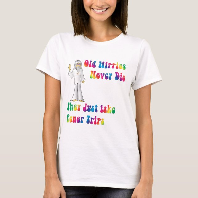 Gammala Hippies Tee (Framsida)