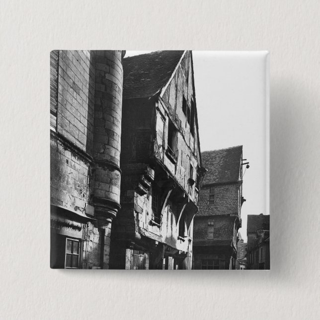 Gammala hus på storslagna Carroi Knapp (Framsida)