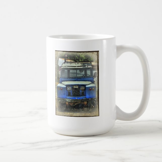 Gammala landRovers dör aldrig Kaffemugg (Höger)