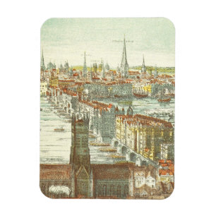 Gammala London överbryggar, England Magnet