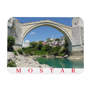 Gammala Mostar överbryggar kylmagneten Magnet