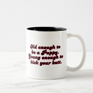 Gammala nog Pappy Två-Tonad Mugg