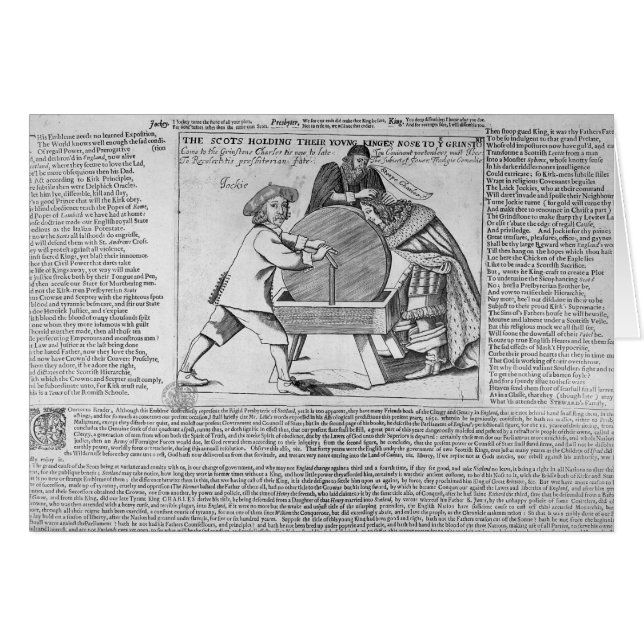 Gammala ord och förutsägelsear hälsningskort (Framsidan Horizontal)