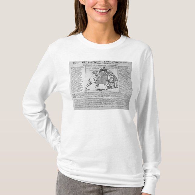 Gammala ord och förutsägelsear tee shirt (Framsida)