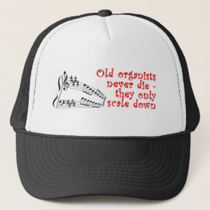 Gammala organists dör aldrig hatten keps
