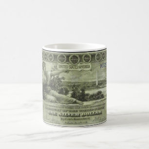 Gammala pengar - 1896 $1 kaffemugg