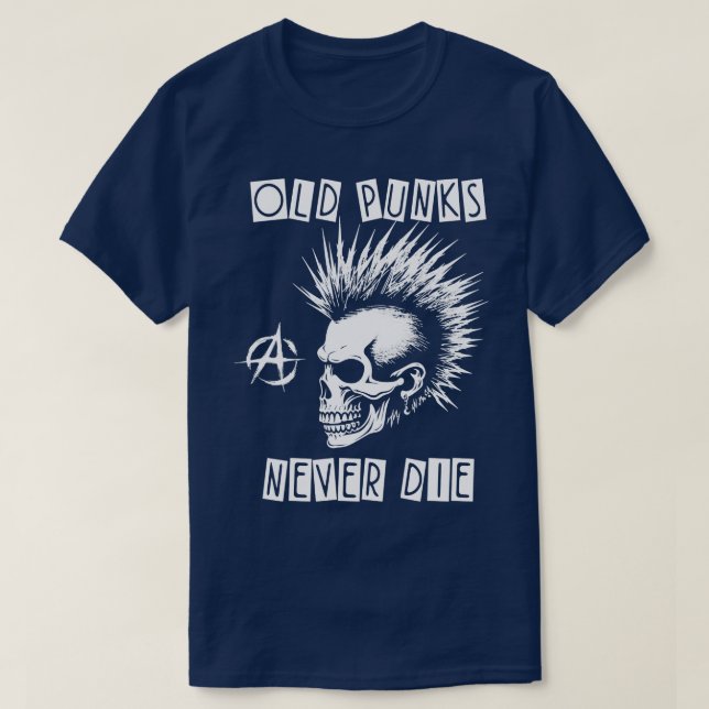 Gammala punk i segmentet Sten dör aldrig 3 T Shirt (Design framsida)