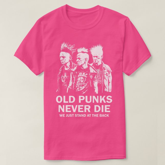 Gammala punk i segmentet Sten dör aldrig 4 T Shirt (Design framsida)