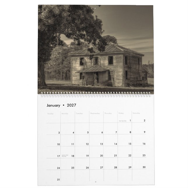 Gammala saker, Abandonment, och förfaller: Volym 2 Kalender (Jan 2027)