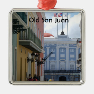 Gammala San Juan Julgransprydnad Metall