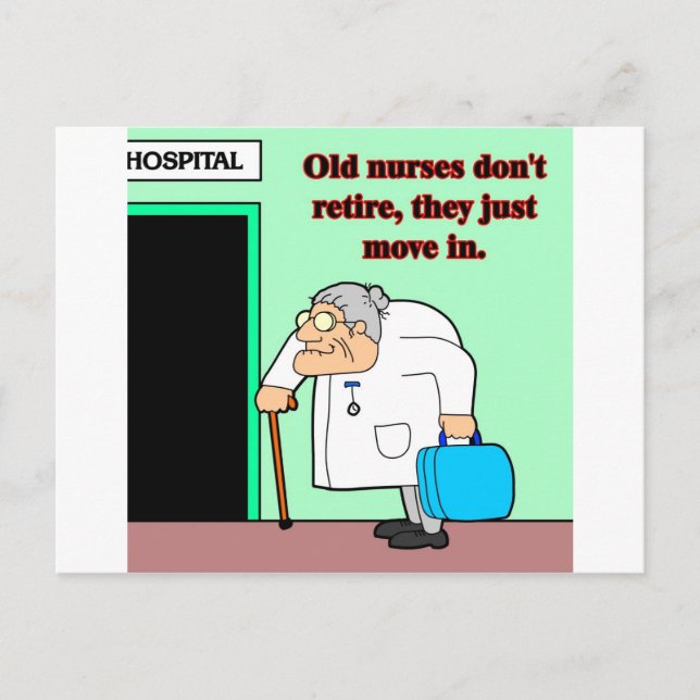 gammala sjuksköterskor vykort (Framsida)