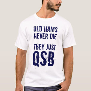 Gammala skinkor dör aldrig manar radiosände t shirt
